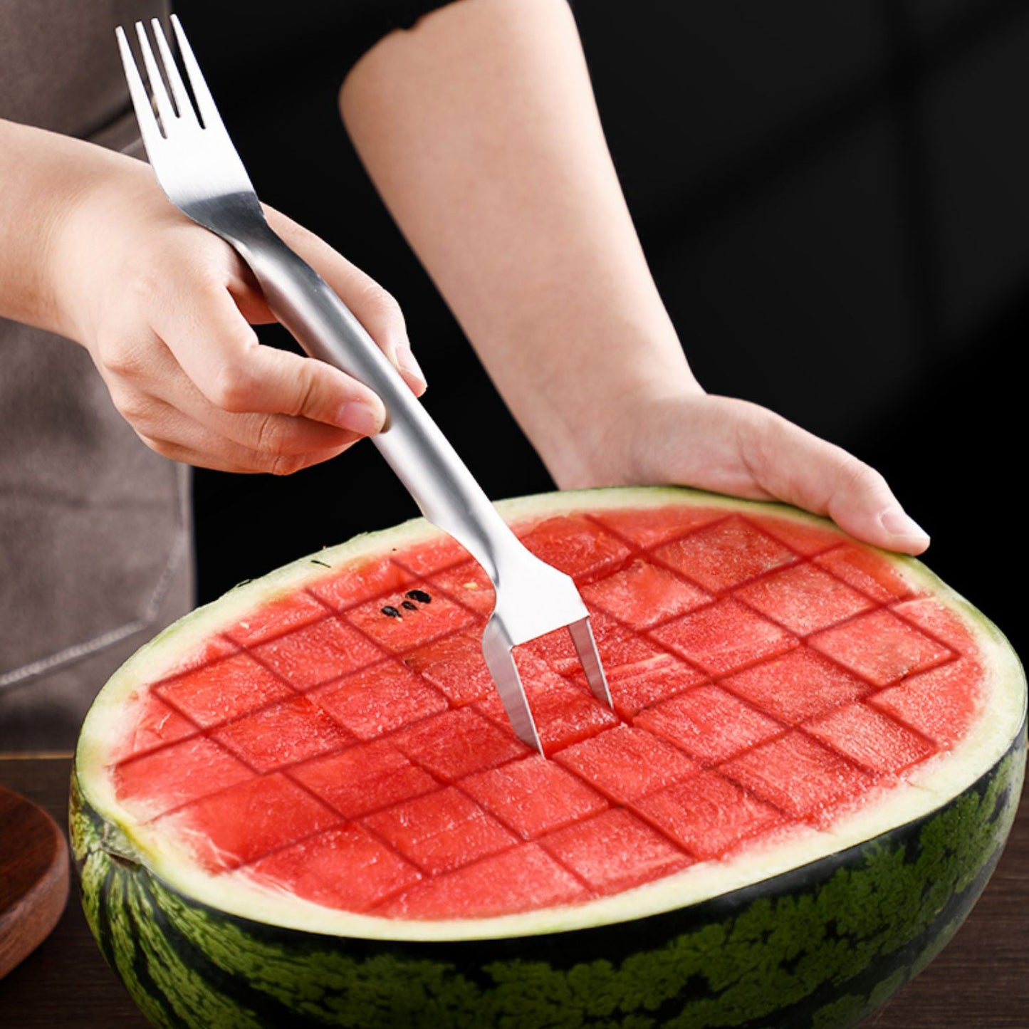 2 In 1 Watermelon Fork Slicer Multi-purpose - Discover Epic Goods