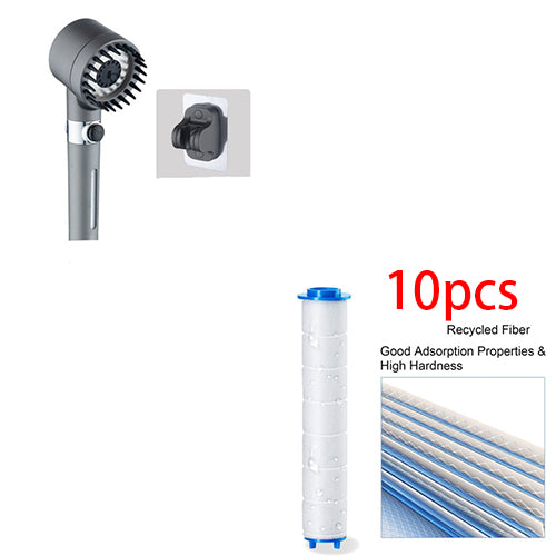3 Mode Shower Head High Pressure Shower Head With Massager
