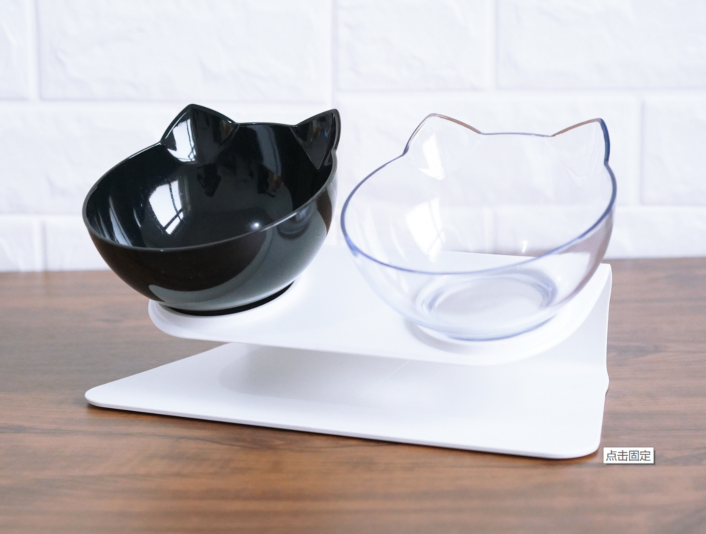 Transparent Tilted Cat Bowl - Discover Epic Goods