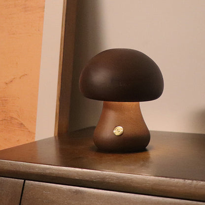 Wooden Cute Mushroom LED Night Light - Discover Epic Goods