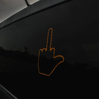 Car Funny LED Illuminated Gesture Light