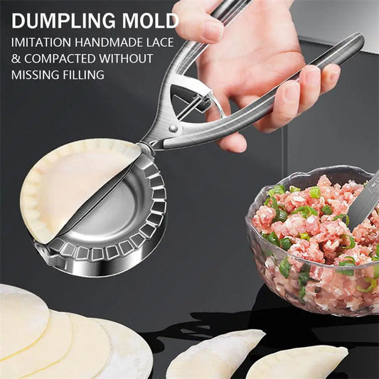 Stainless Steel Dumpling Maker Machine with Kitchen Dumpling Mold - Discover Epic Goods