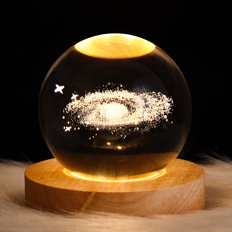 LED Night Light Galaxy Crystal Ball - Discover Epic Goods