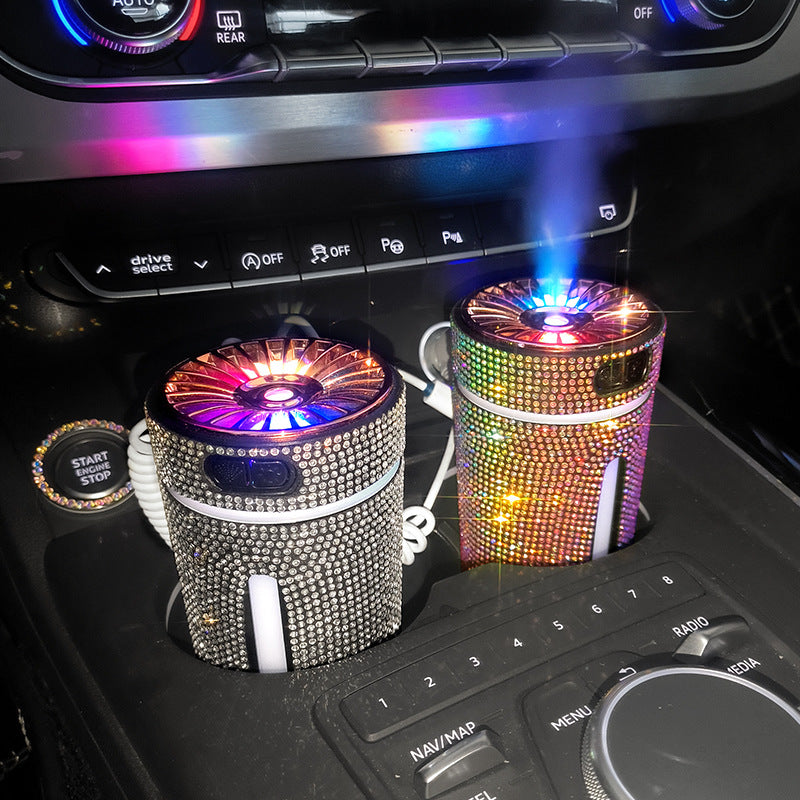 Luxury Diamond Car Humidifier LED Light - Discover Epic Goods