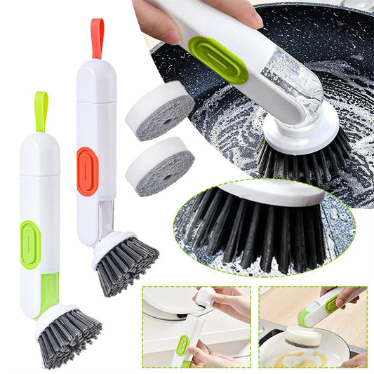 Multi-Functional Long-Handle Liquid-Filled Cleaning Brush - Discover Epic Goods