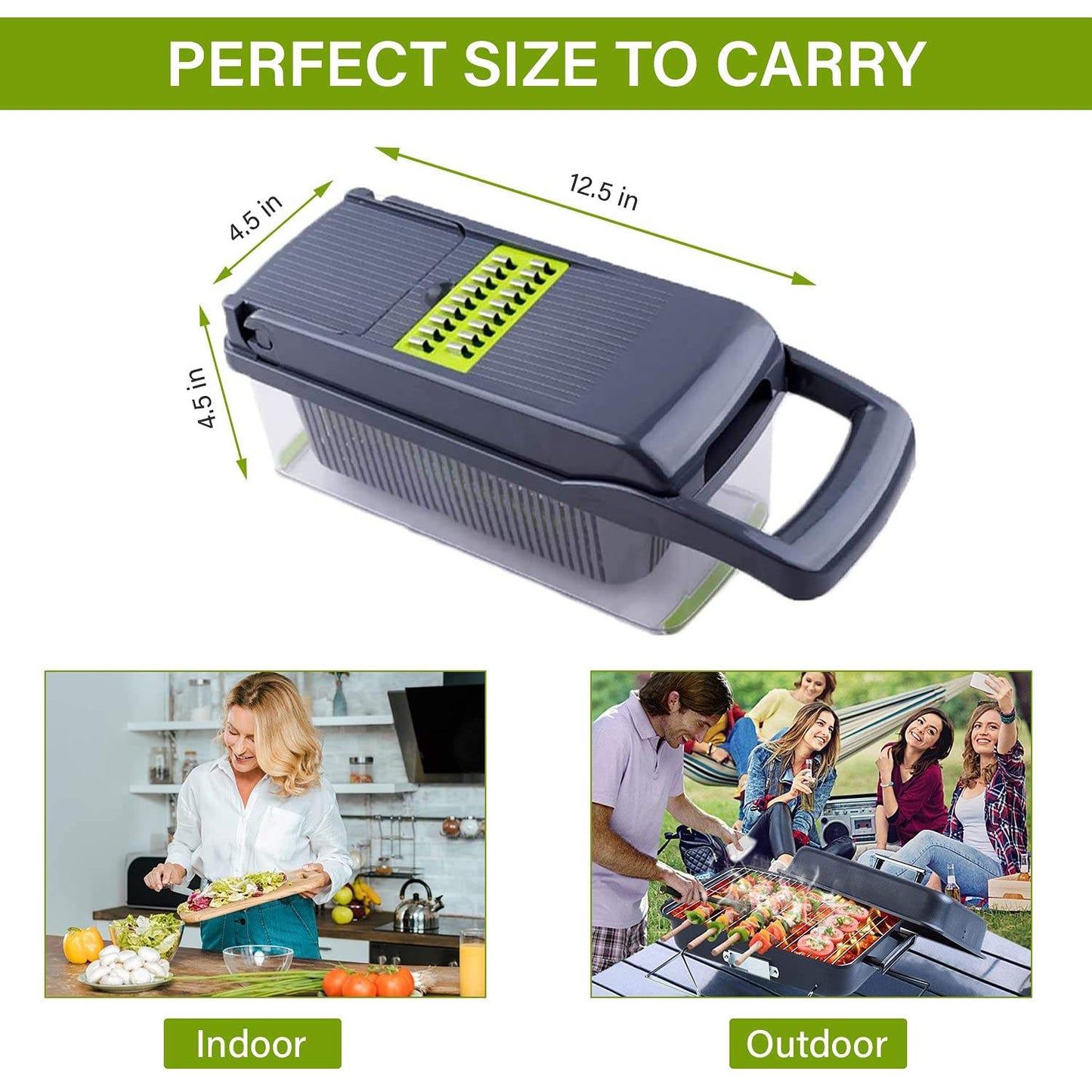 12 In 1 Manual Vegetable Chopper - Discover Epic Goods