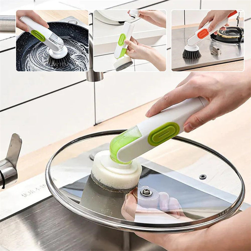 Multi-Functional Long-Handle Liquid-Filled Cleaning Brush - Discover Epic Goods