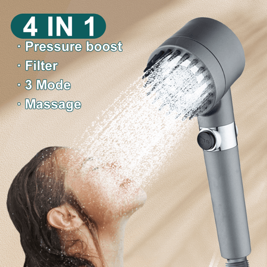 3 Mode Shower Head High Pressure Shower Head With Massager