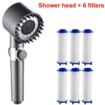 3 Mode Shower Head High Pressure Shower Head With Massager