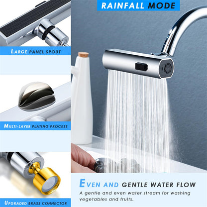 Kitchen Faucet Waterfall Outlet Splash Proof - Discover Epic Goods