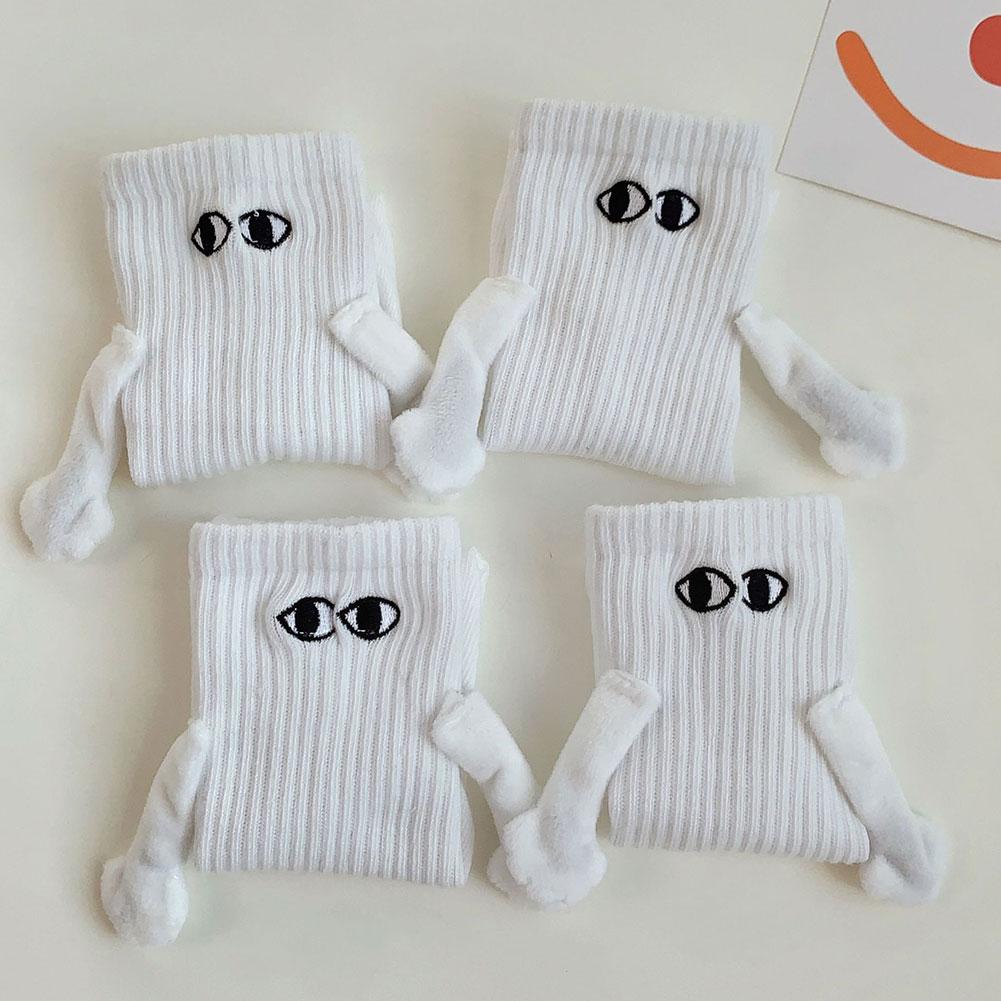 Couples Cartoon Magnetic Suction Hand Socks - Discover Epic Goods