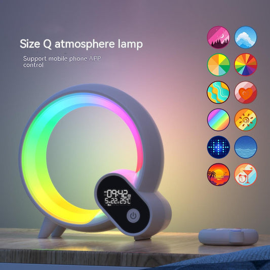 Analog Alarm Clock With Colorful Atmosphere Light - Discover Epic Goods