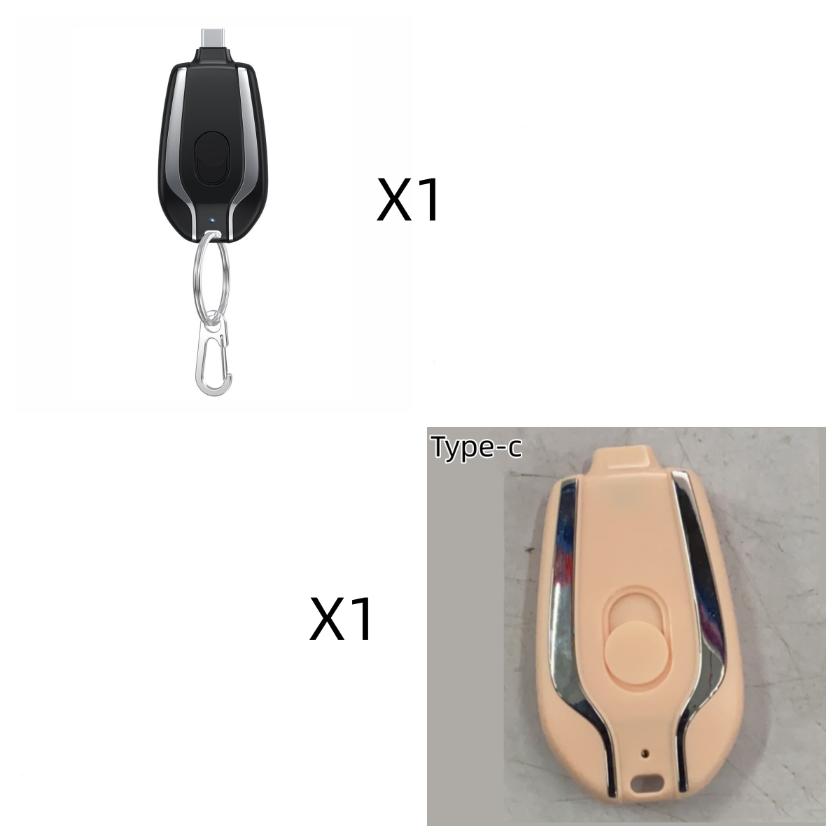 1500mAh Mini Emergency Keychain Charger with Type C Ultra-Compact Mini Battery - Discover Epic Goods