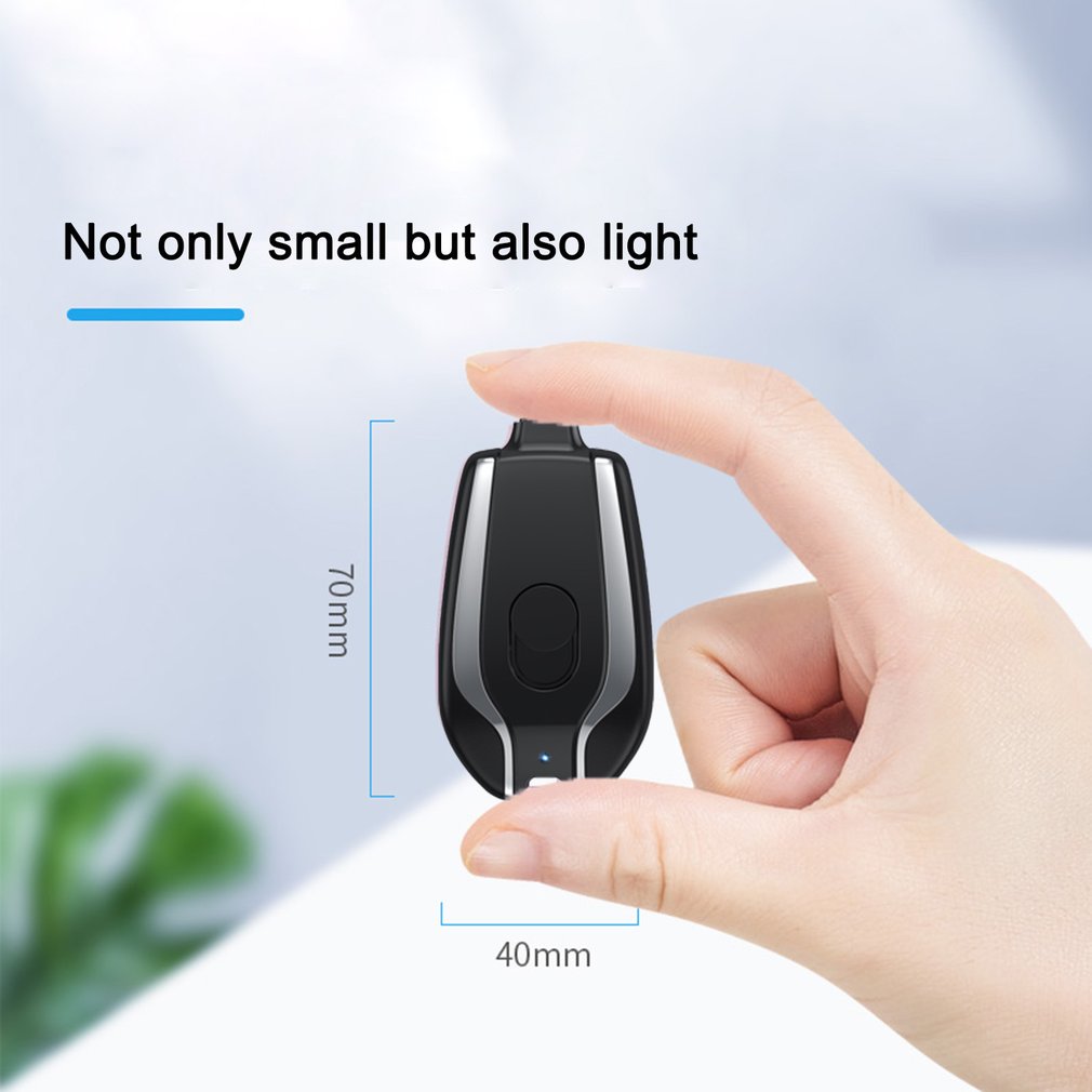 1500mAh Mini Emergency Keychain Charger with Type C Ultra-Compact Mini Battery - Discover Epic Goods