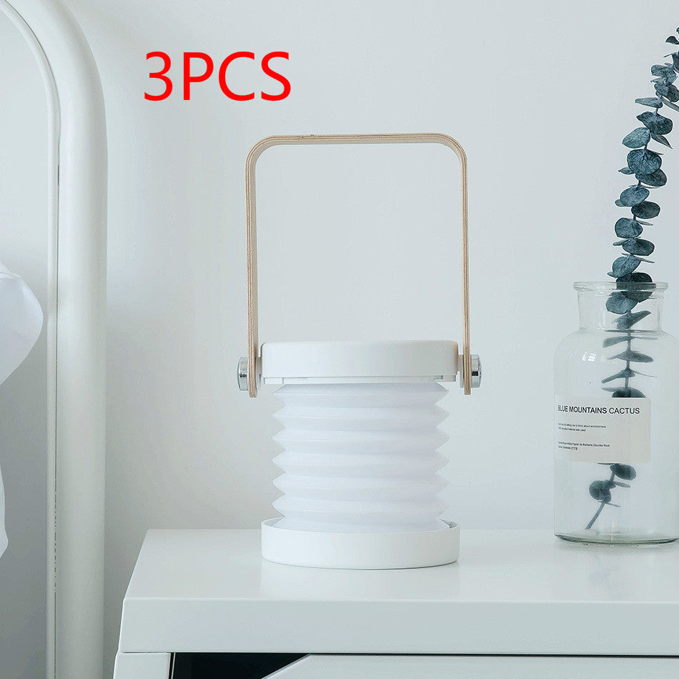 Foldable Camping Lamp Touch Dimmable LED Portable Light USB Rechargeable Tent Light Outdoor Reading Night Light