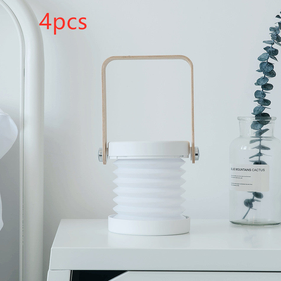 Foldable Camping Lamp Touch Dimmable LED Portable Light USB Rechargeable Tent Light Outdoor Reading Night Light
