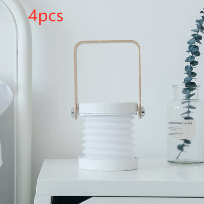 Foldable Camping Lamp Touch Dimmable LED Portable Light USB Rechargeable Tent Light Outdoor Reading Night Light