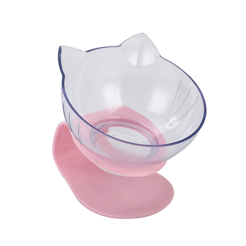 Transparent Tilted Cat Bowl - Discover Epic Goods