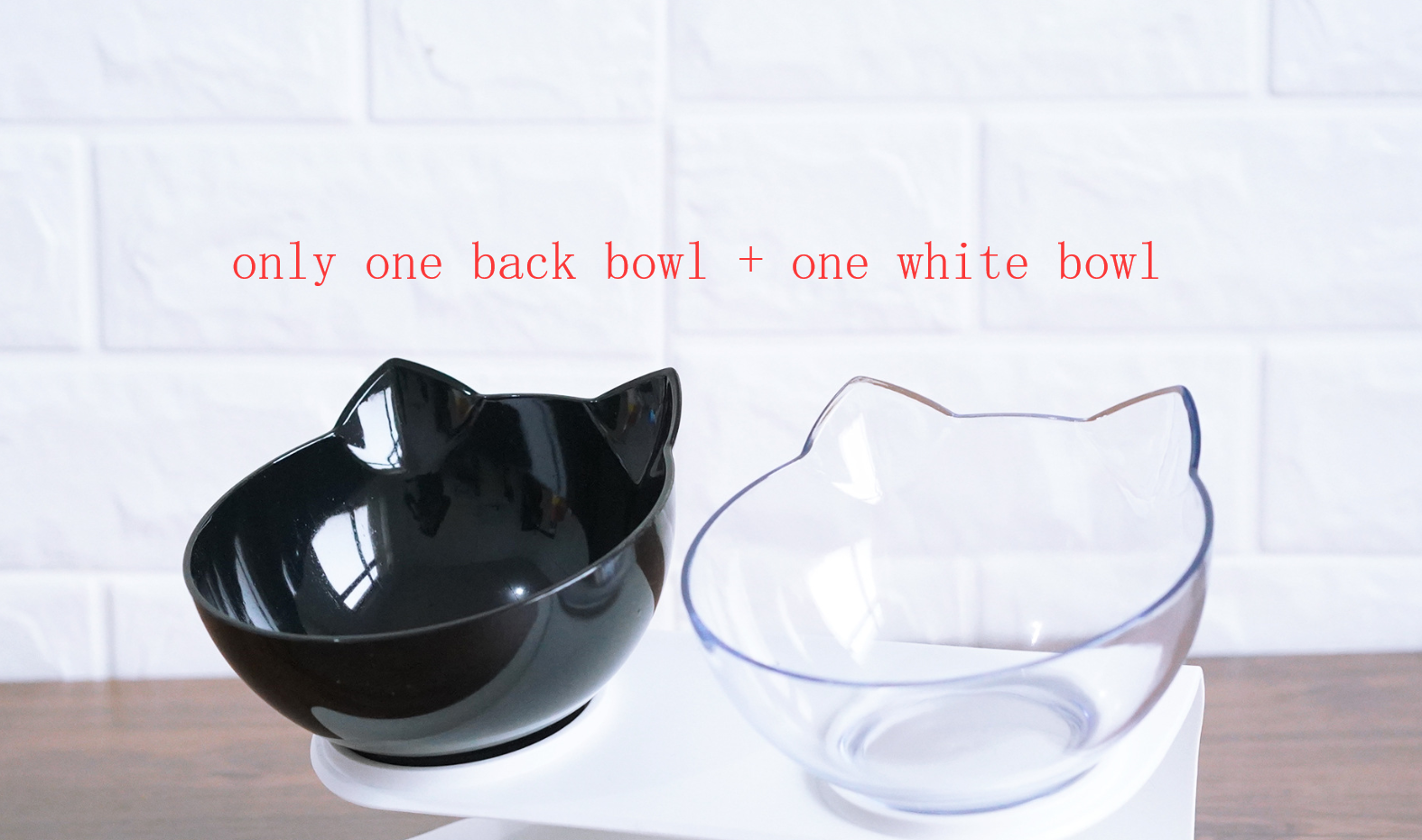 Transparent Tilted Cat Bowl - Discover Epic Goods