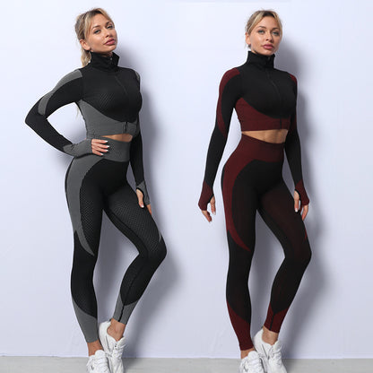 Women's Gym Set Sports Bra Crop Top Leggings Women's Gym Clothing Tracksuit