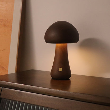 Wooden Cute Mushroom LED Night Light - Discover Epic Goods