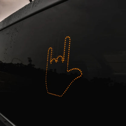 Car Funny LED Illuminated Gesture Light