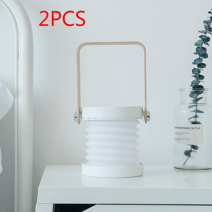 Foldable Camping Lamp Touch Dimmable LED Portable Light USB Rechargeable Tent Light Outdoor Reading Night Light