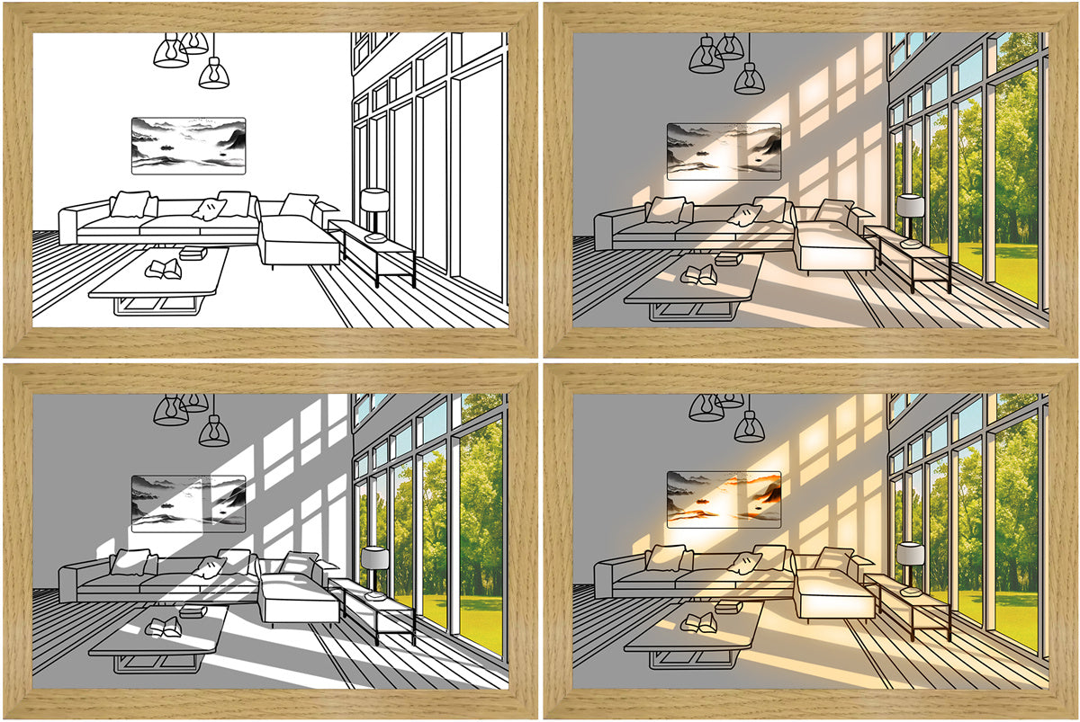 Decorative LED Illuminated Picture - Discover Epic Goods