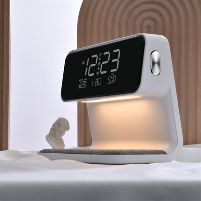 3 in 1 Night Lamp Wireless Charging LCD Screen Alarm Clock Wireless Phone Charger