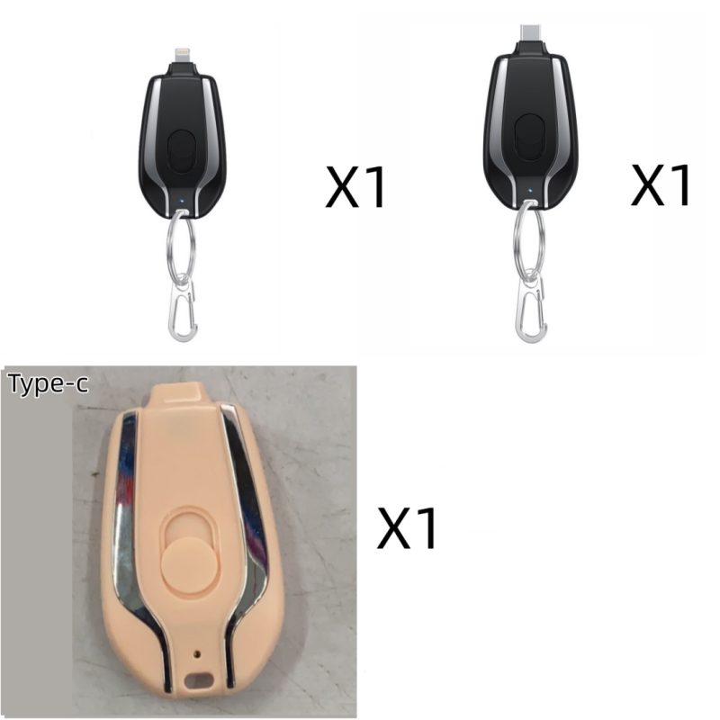 1500mAh Mini Emergency Keychain Charger with Type C Ultra-Compact Mini Battery - Discover Epic Goods