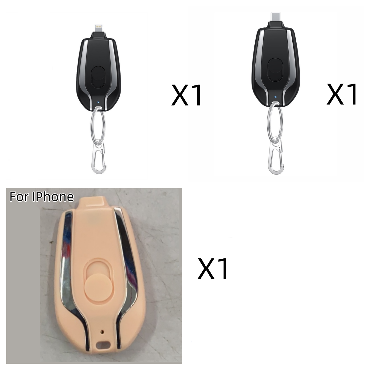 1500mAh Mini Emergency Keychain Charger with Type C Ultra-Compact Mini Battery - Discover Epic Goods