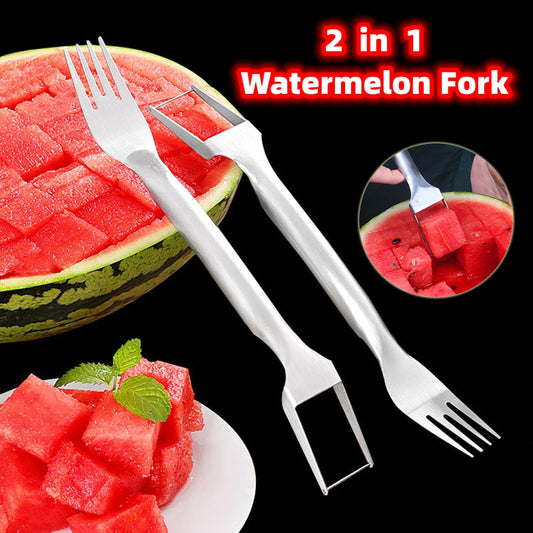 2 In 1 Watermelon Fork Slicer Multi-purpose - Discover Epic Goods