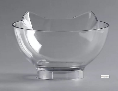 Transparent Tilted Cat Bowl - Discover Epic Goods