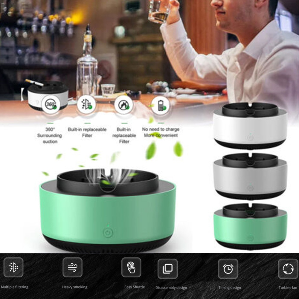 Smoke Removal Air Purifying Ashtray