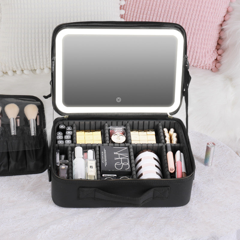 Smart LED Cosmetic Case With Mirror - Discover Epic Goods