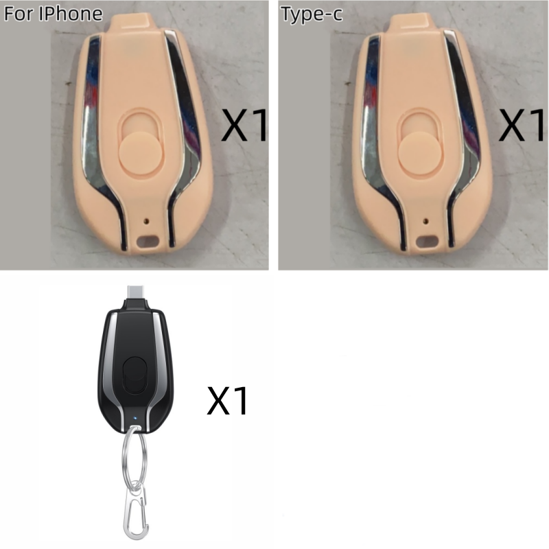 1500mAh Mini Emergency Keychain Charger with Type C Ultra-Compact Mini Battery - Discover Epic Goods