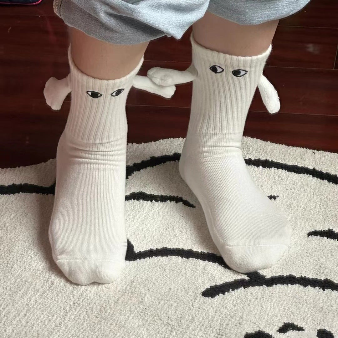 Couples Cartoon Magnetic Suction Hand Socks - Discover Epic Goods