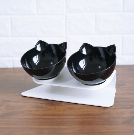 Transparent Tilted Cat Bowl - Discover Epic Goods