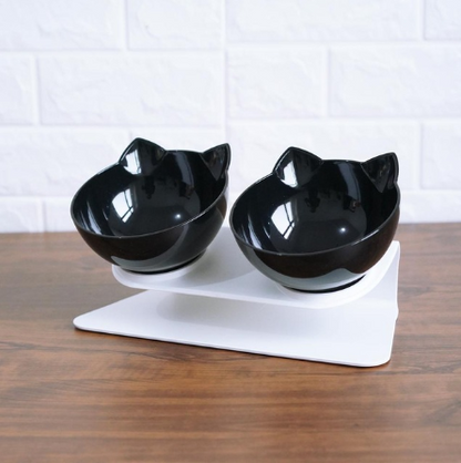 Transparent Tilted Cat Bowl - Discover Epic Goods