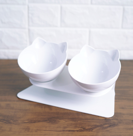 Transparent Tilted Cat Bowl - Discover Epic Goods
