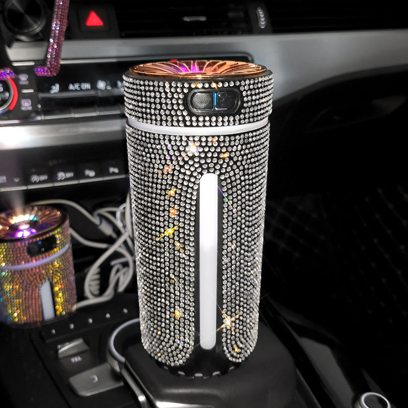 Luxury Diamond Car Humidifier LED Light - Discover Epic Goods