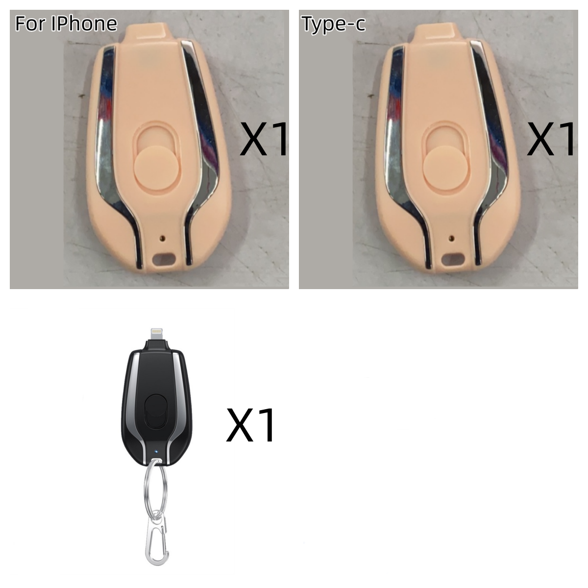 1500mAh Mini Emergency Keychain Charger with Type C Ultra-Compact Mini Battery - Discover Epic Goods