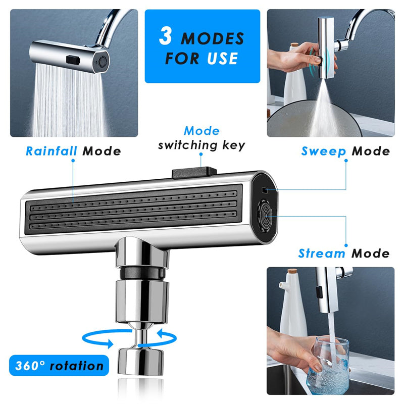 Kitchen Faucet Waterfall Outlet Splash Proof - Discover Epic Goods