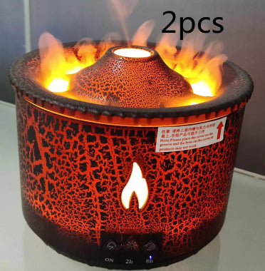Creative Ultrasonic Essential Oil Humidifier Volcano Aromatherapy Machine