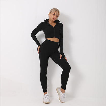 Women's Gym Set Sports Bra Crop Top Leggings Women's Gym Clothing Tracksuit