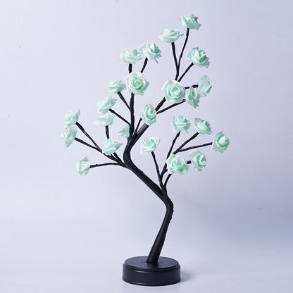 Rose Bush-Shaped Table Lamp
