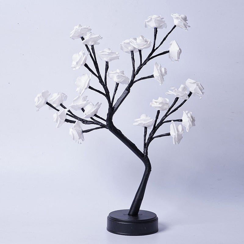 Rose Bush-Shaped Table Lamp