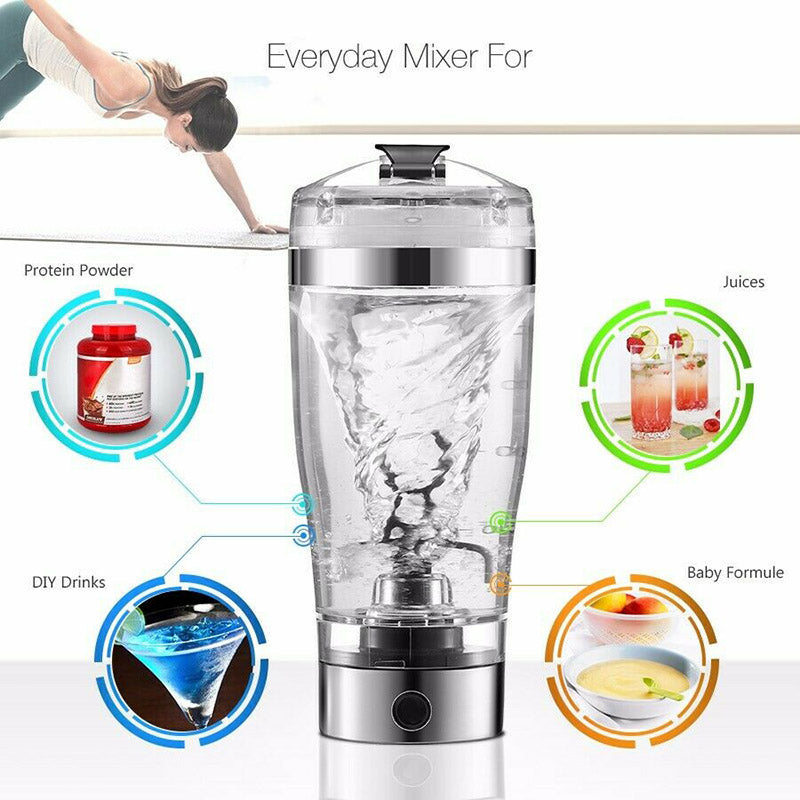 Electric Shaker Bottle For Protein Shakes - Discover Epic Goods