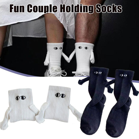 Couples Cartoon Magnetic Suction Hand Socks - Discover Epic Goods