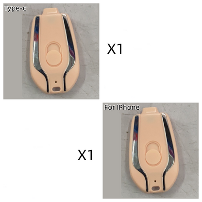 1500mAh Mini Emergency Keychain Charger with Type C Ultra-Compact Mini Battery - Discover Epic Goods